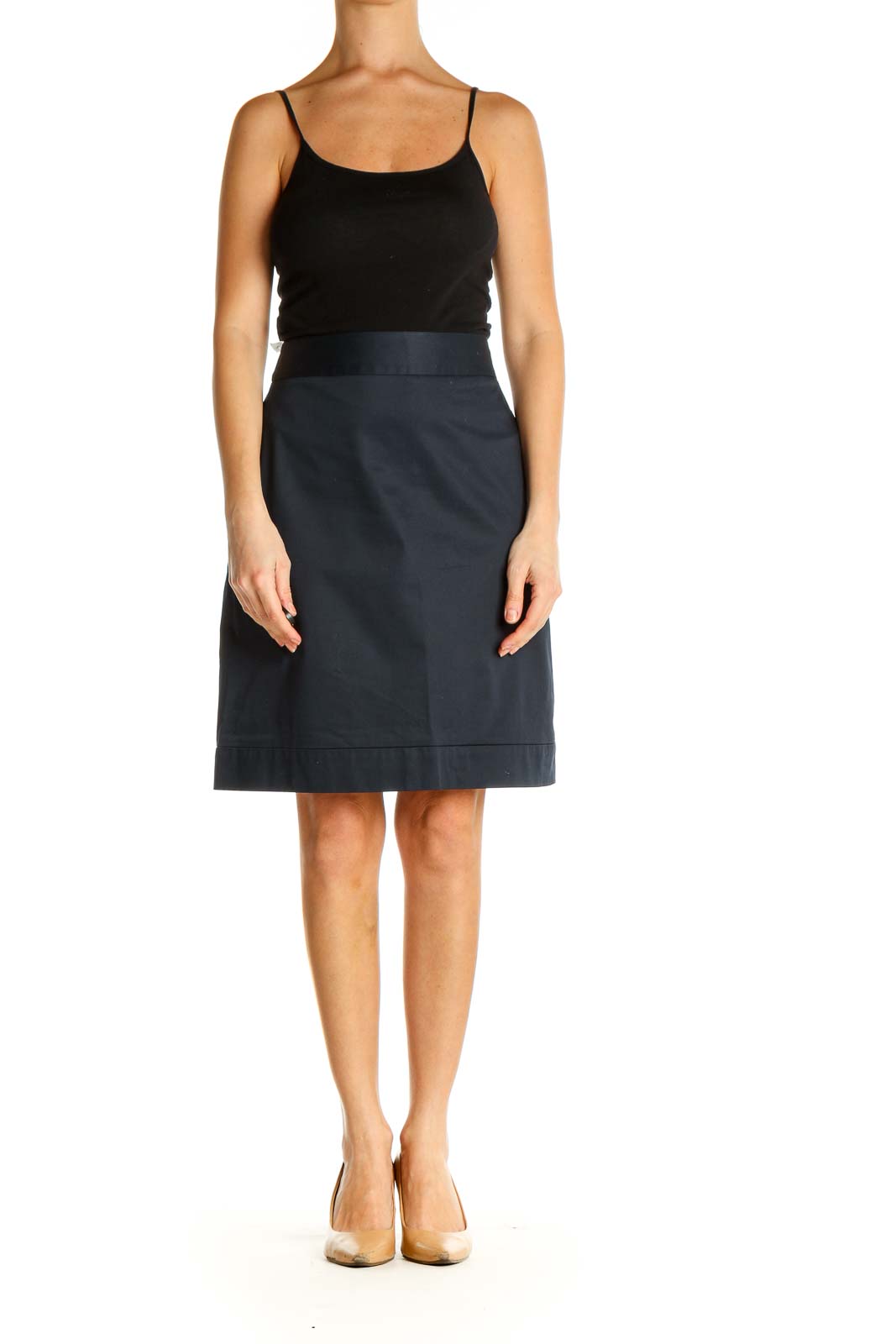 Blue Brunch A-Line Skirt