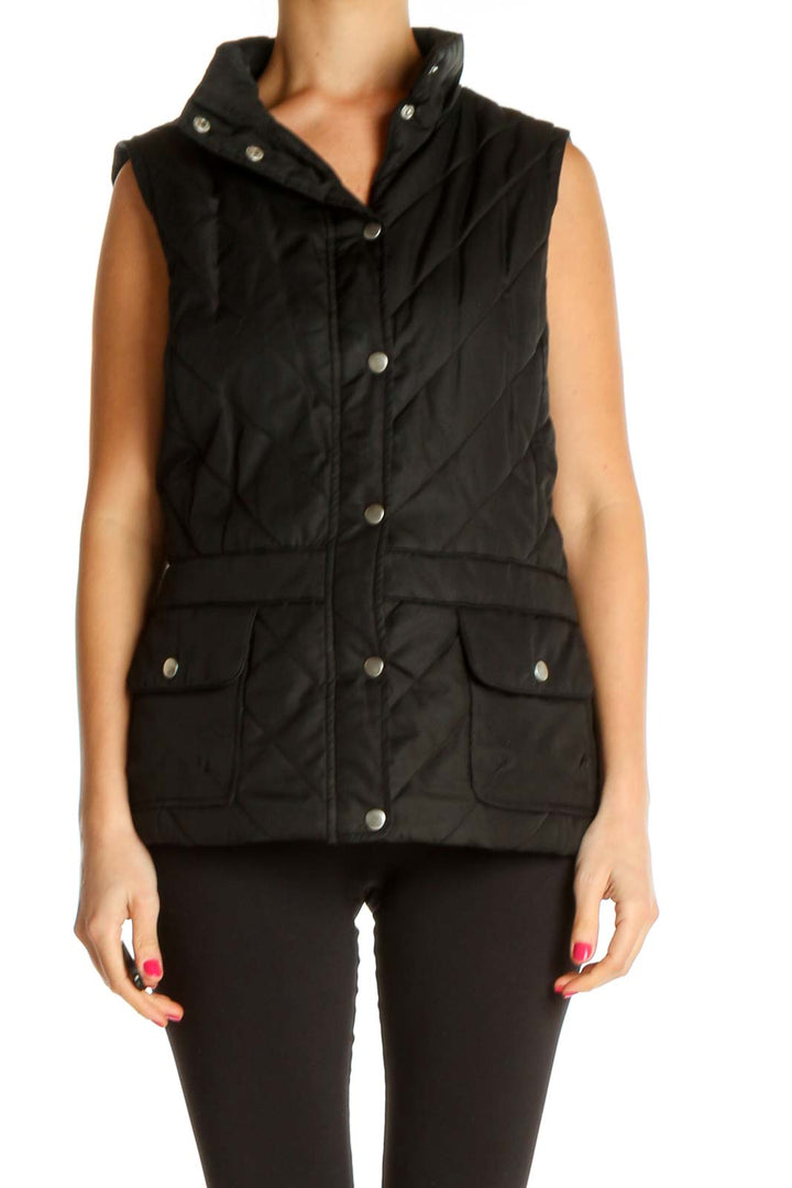 Black Quilted Jacket