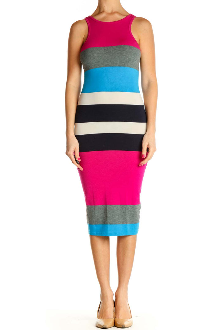 Pink Striped Day Dress