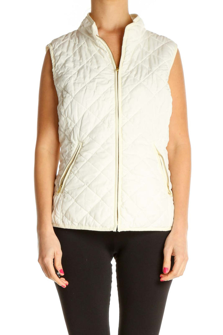 White Quilted Jacket