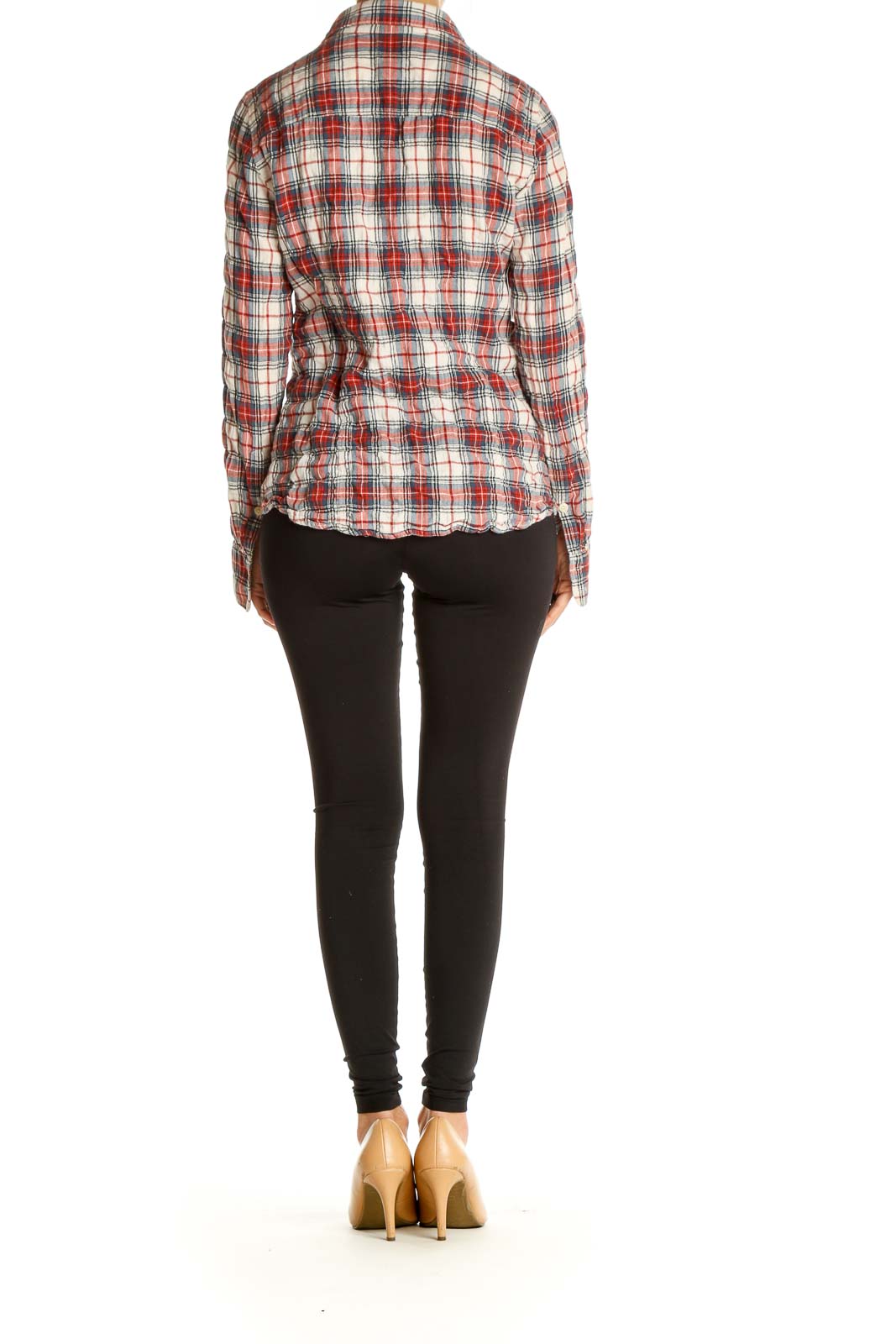 Red Checkered Casual Shirt