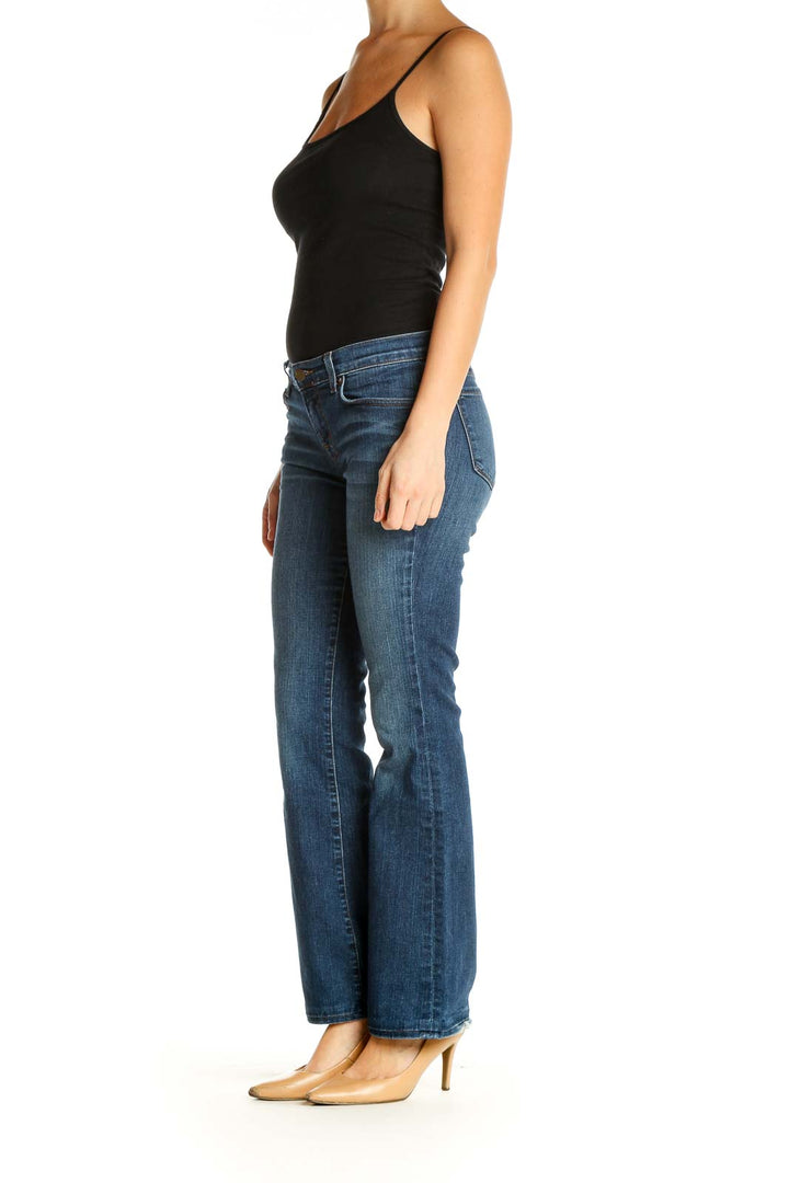 Blue Bootcut Jeans