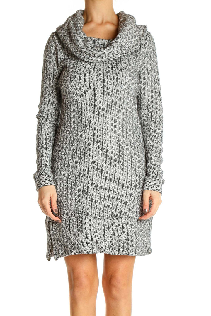 Gray Day Shift Dress