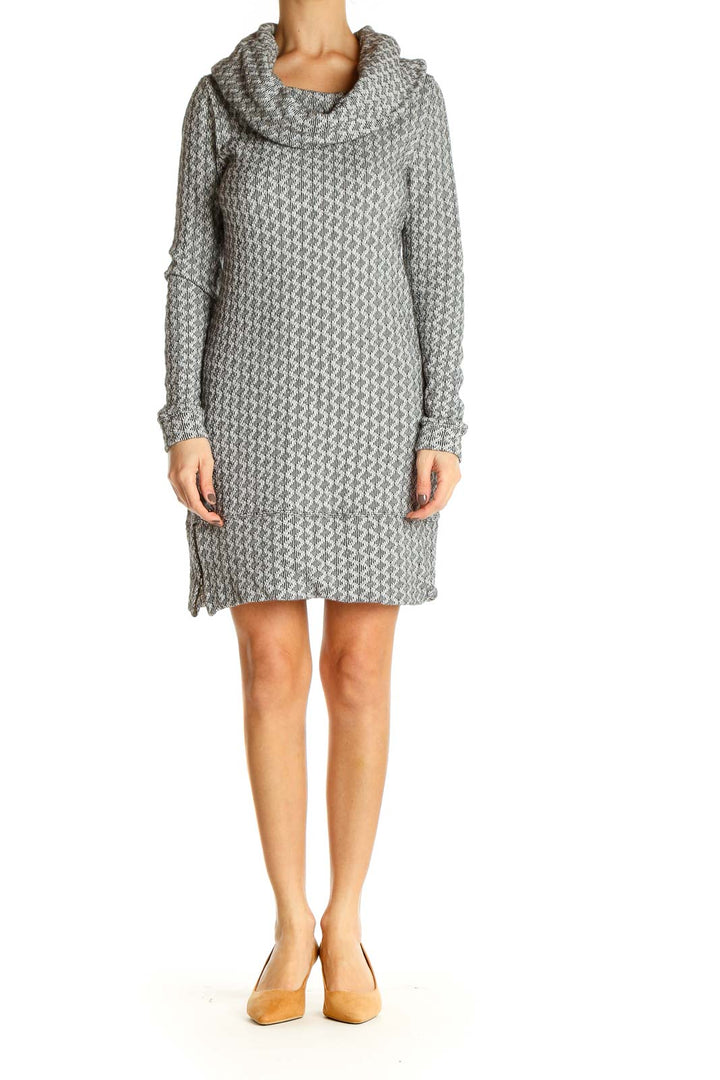 Gray Day Shift Dress