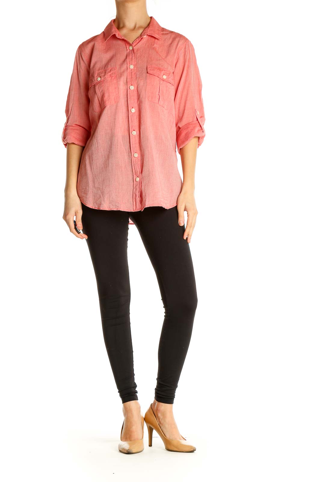 Pink Solid All Day Wear Shirt