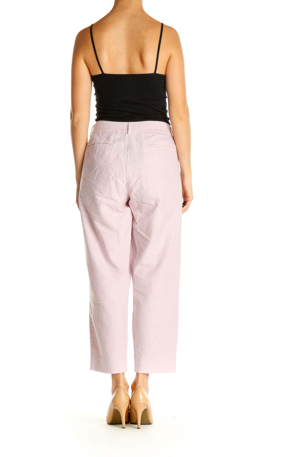 Pink Casual Trousers