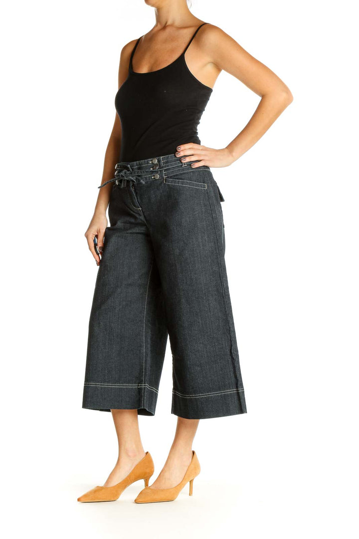 Blue Wide Leg Jeans