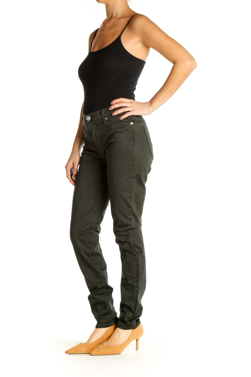 Green Skinny Jeans