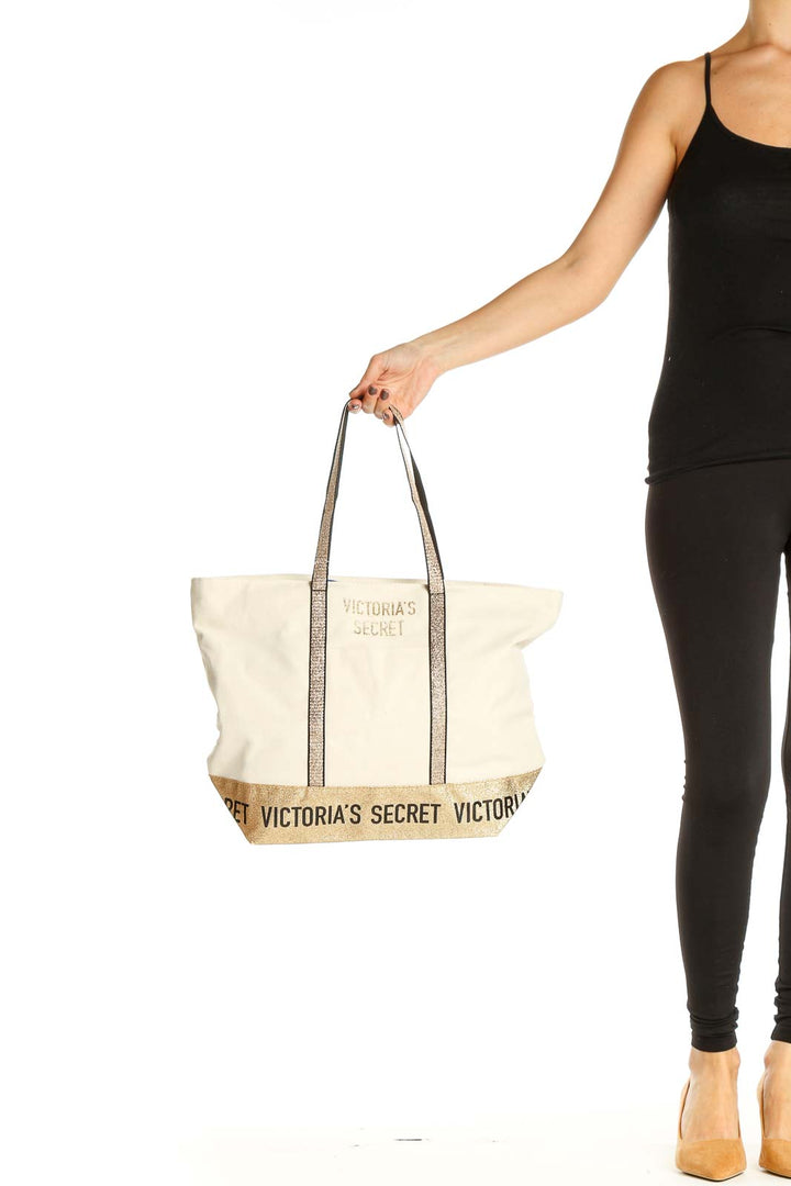 Beige Tote Bag