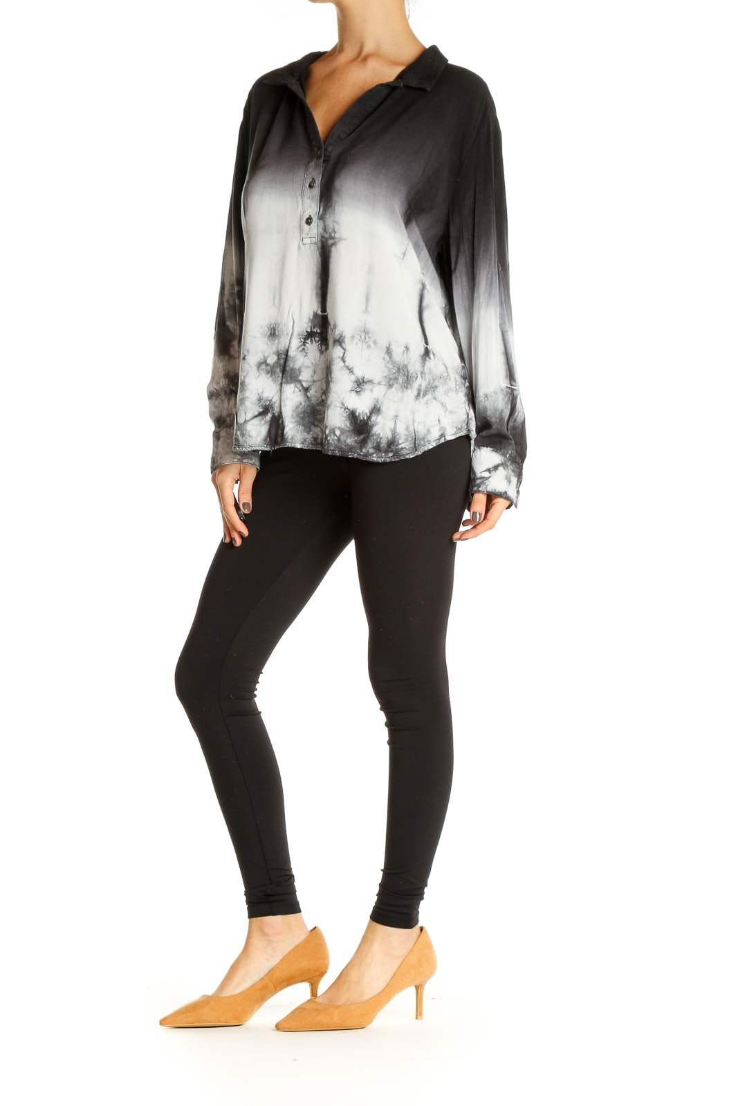 White Tie And Dye Bohemian Shirt