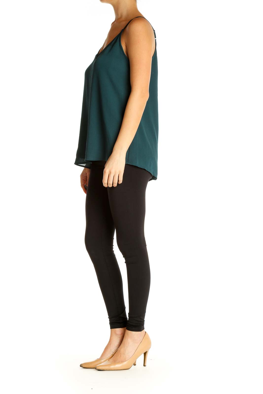 Green Solid Chic Blouse