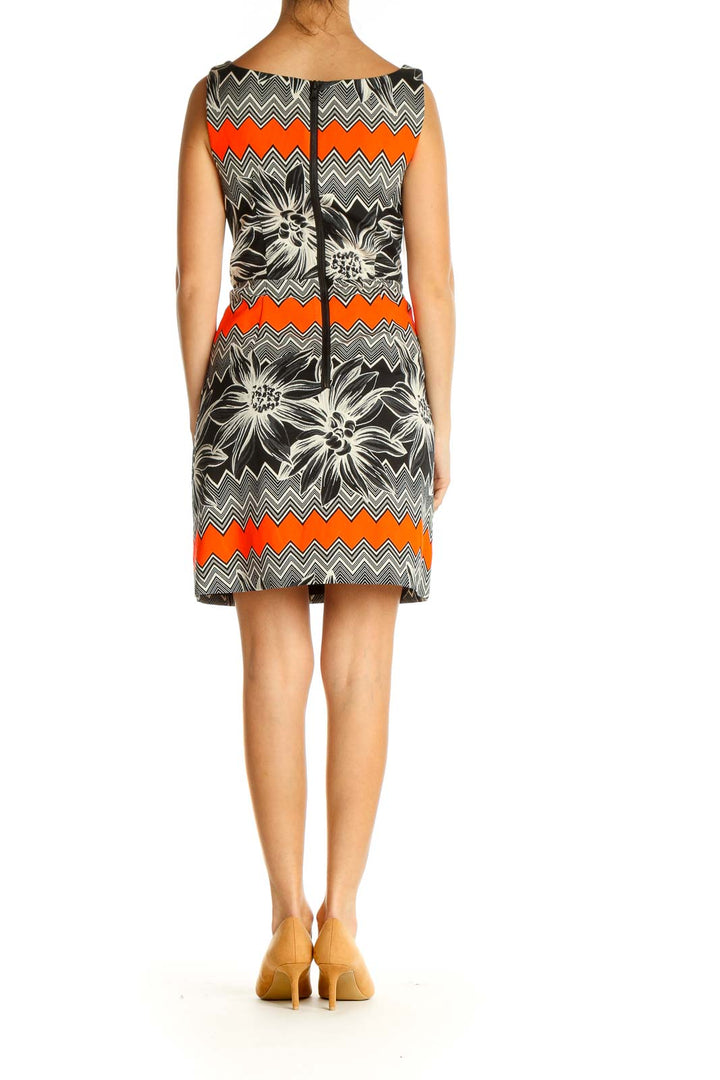 Orange Day Sheath Dress