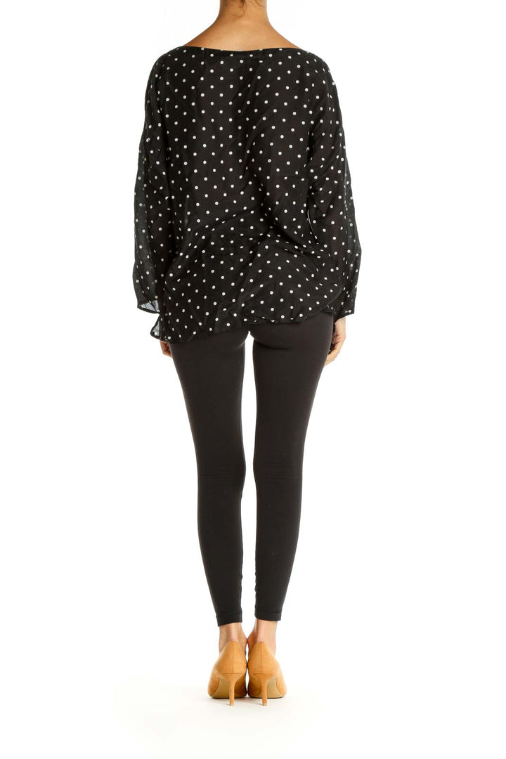 Black Polka Dot All Day Wear T-Shirt