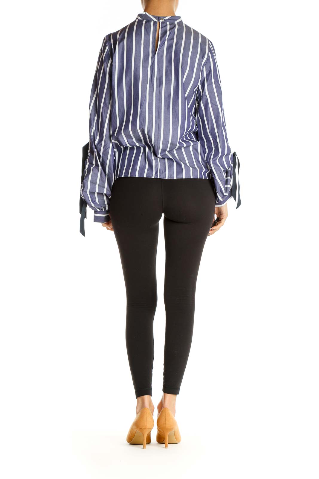 Blue Striped Chic Blouse