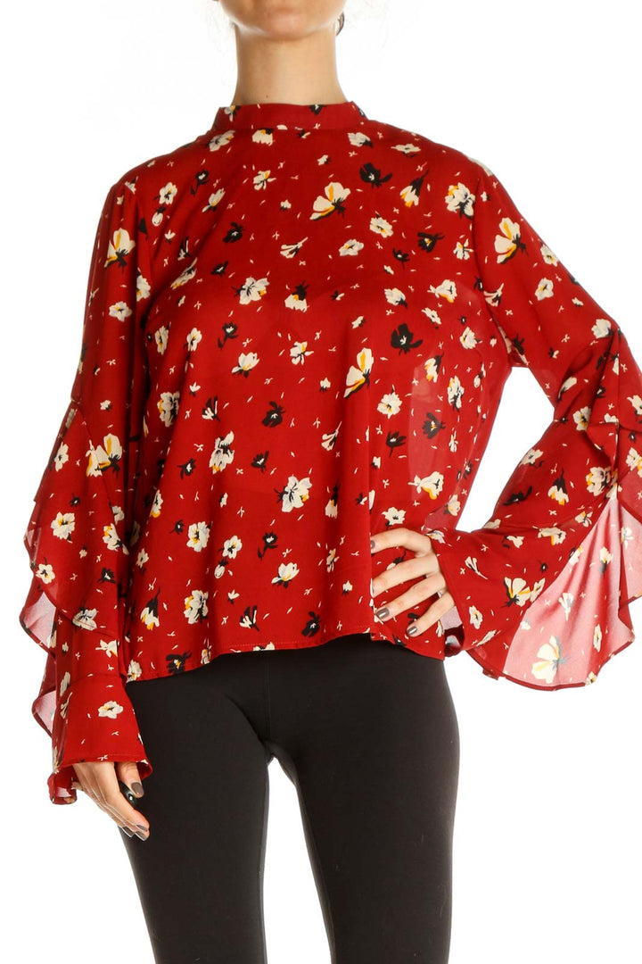 Red Brunch Blouse