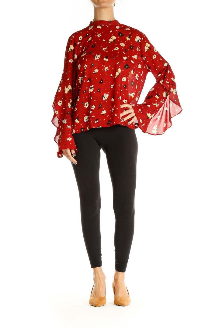 Red Brunch Blouse