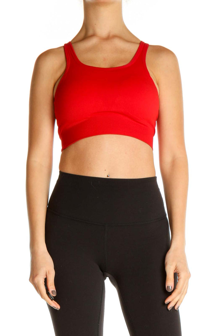 Red Activewear Top