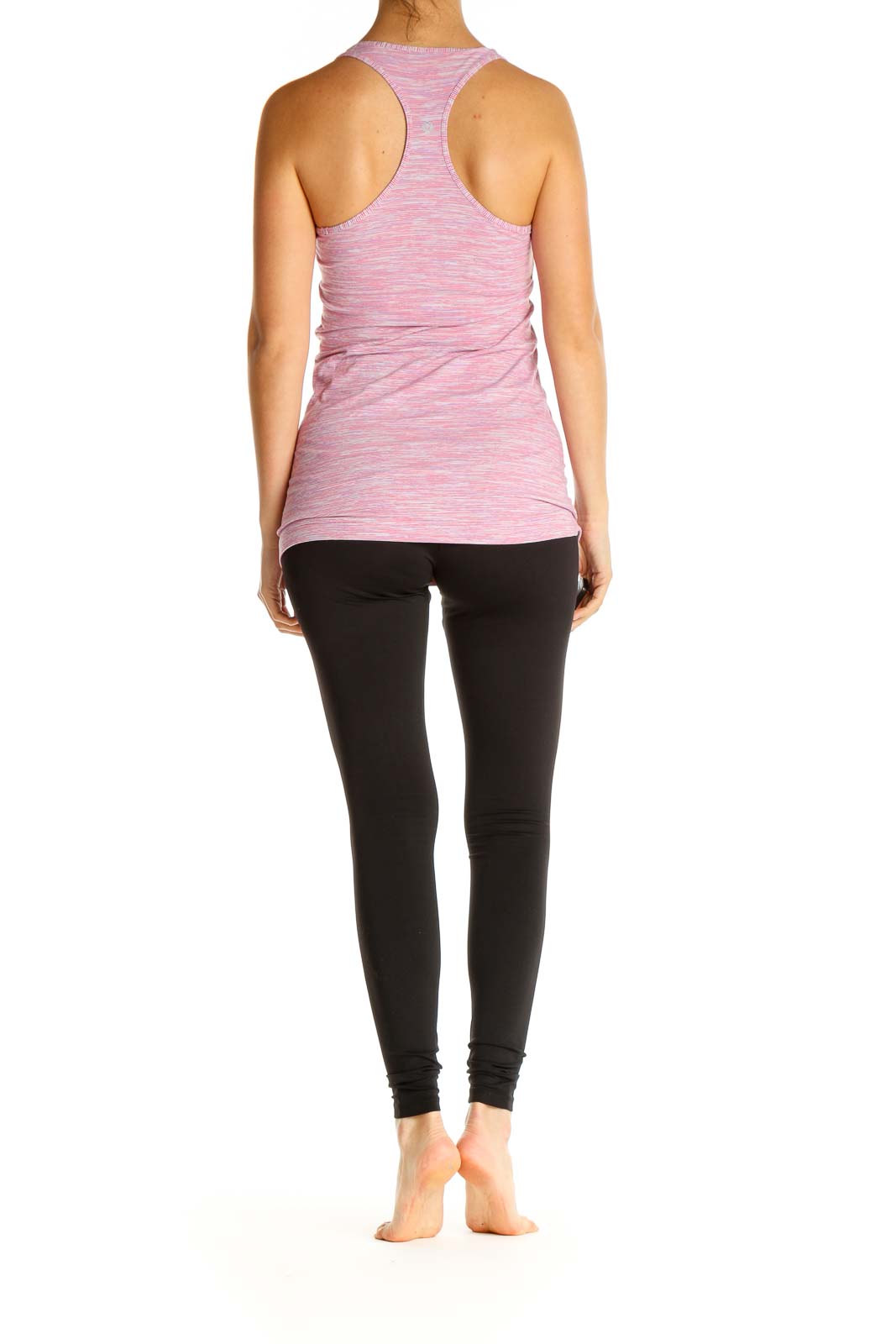 Pink Solid All Day Wear Tank Top