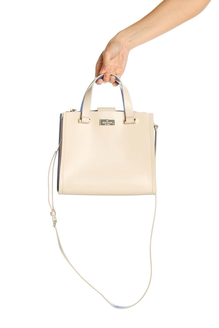 Beige Colorblock Bucketbag