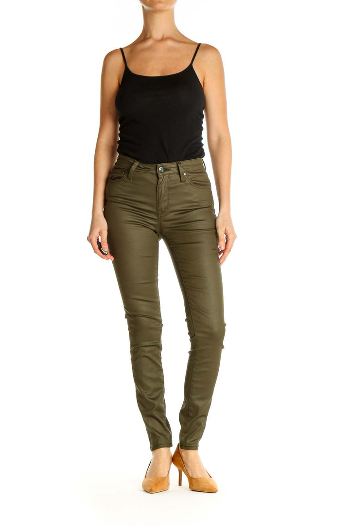 Green Skinny Jeans