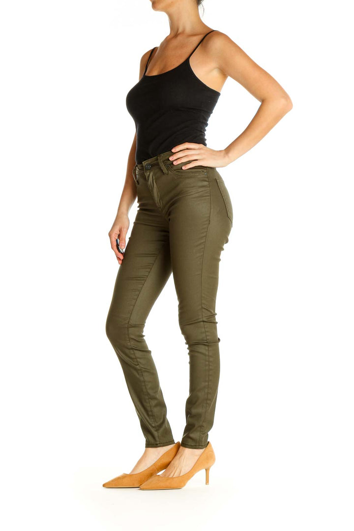 Green Skinny Jeans