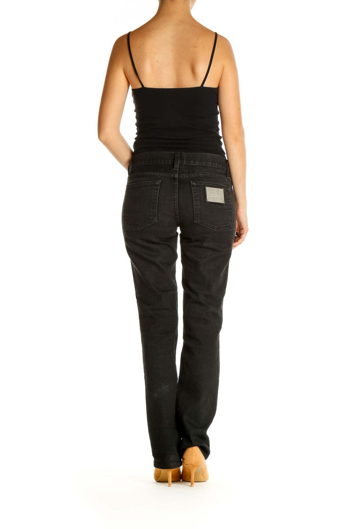 Black Straight Leg Jeans