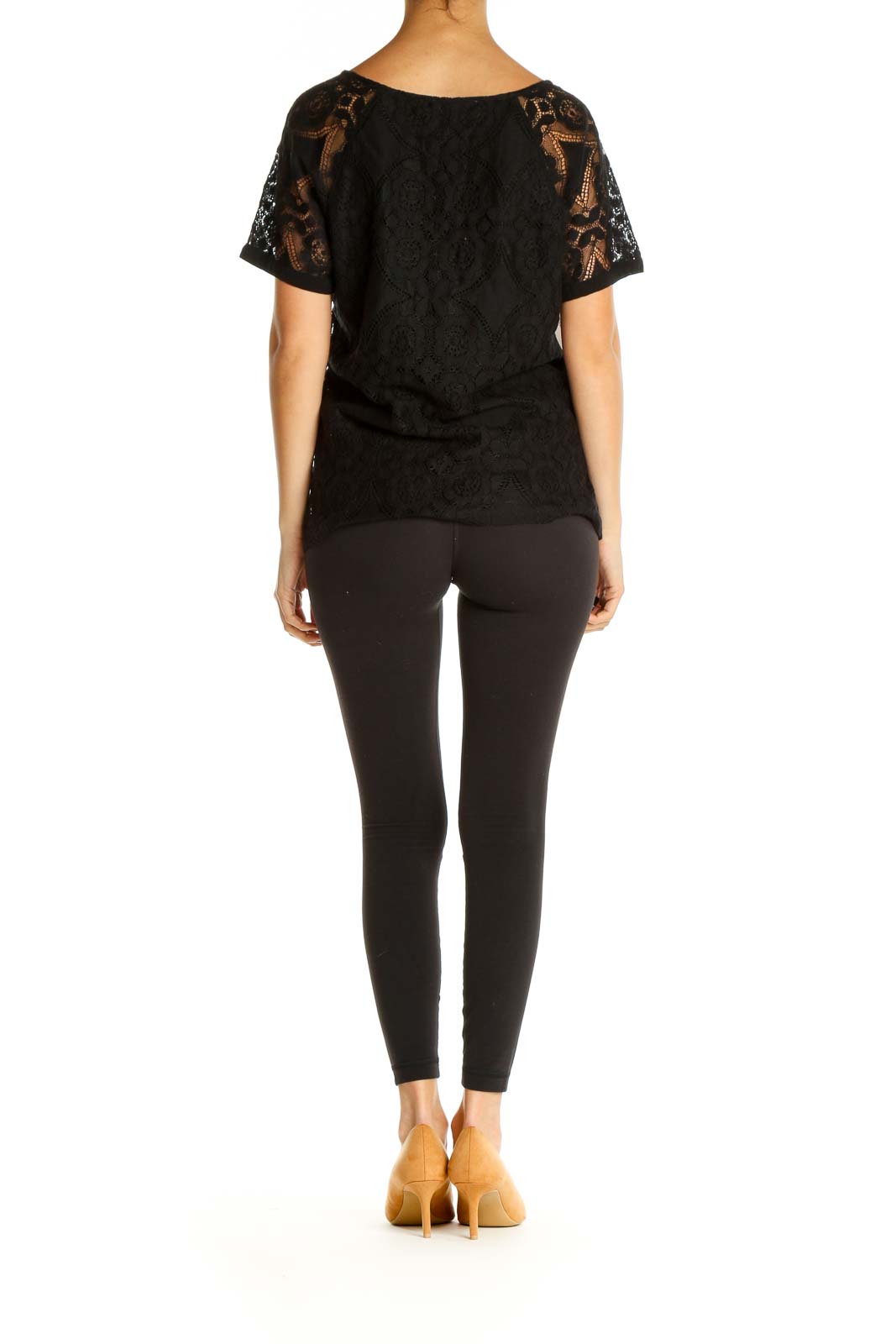 Black Lace All Day Wear Blouse