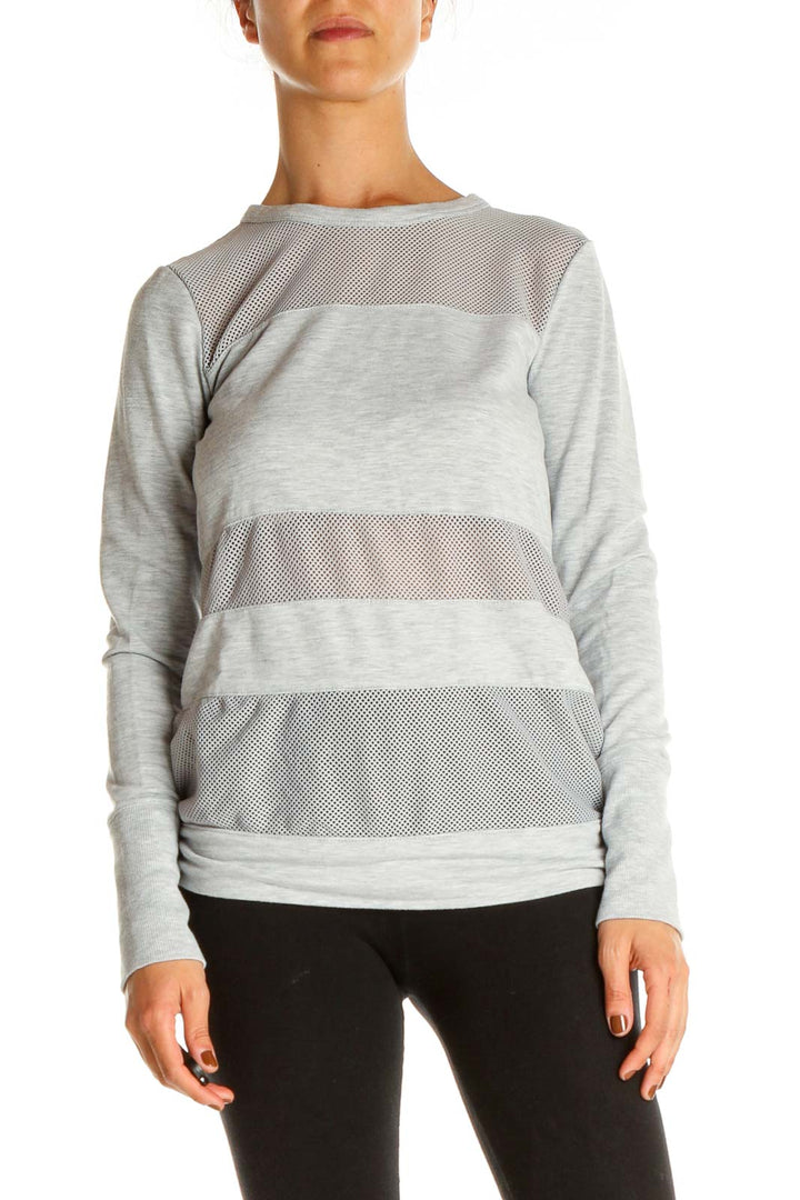 Gray Activewear Shirt