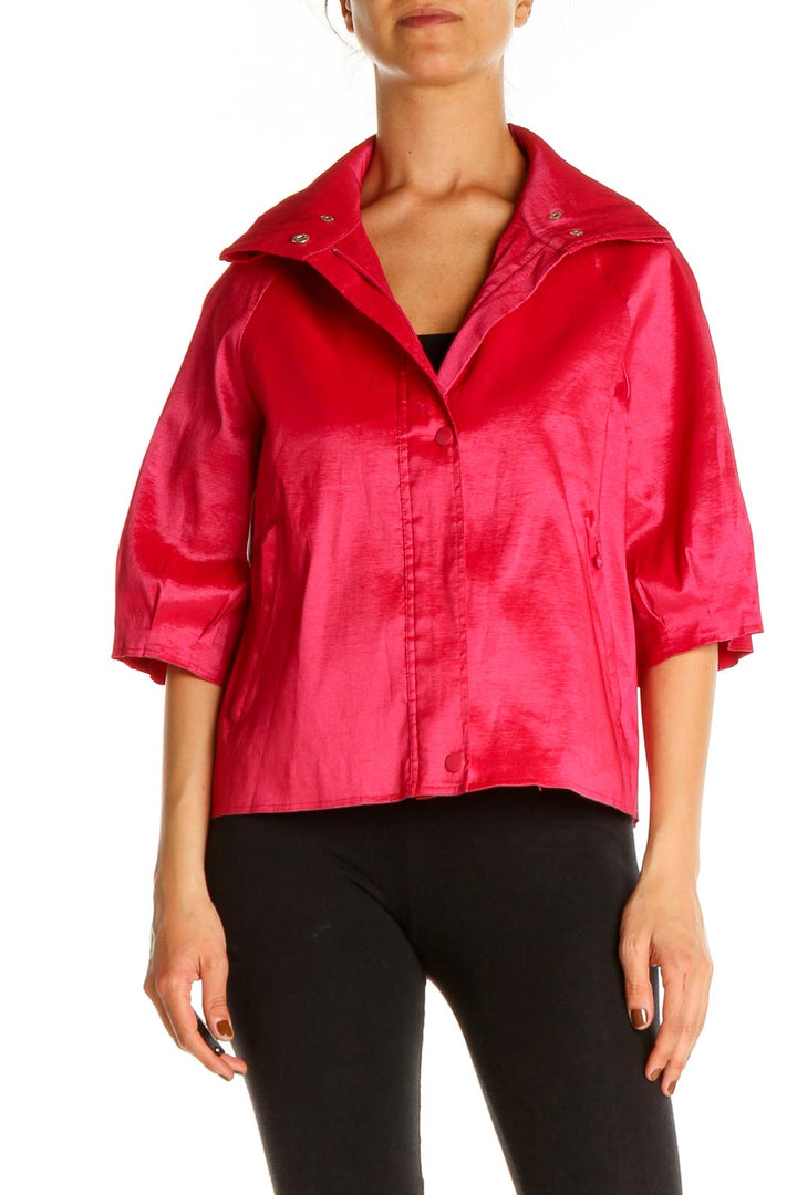 Pink Windbreaker Jacket