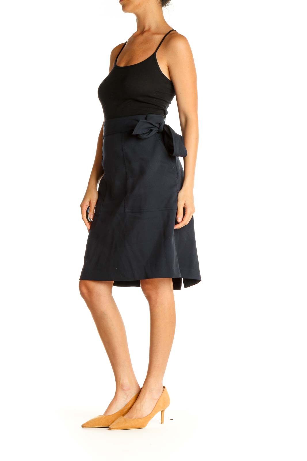 Black Brunch A-Line Skirt