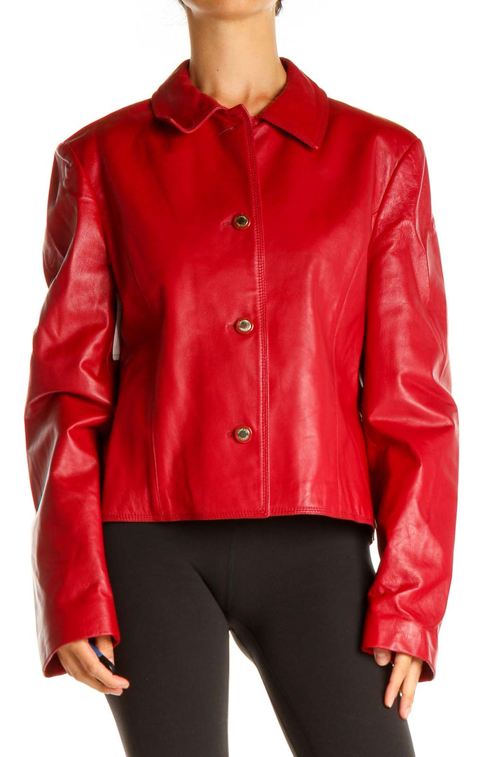 Red Motorcycle Jacket