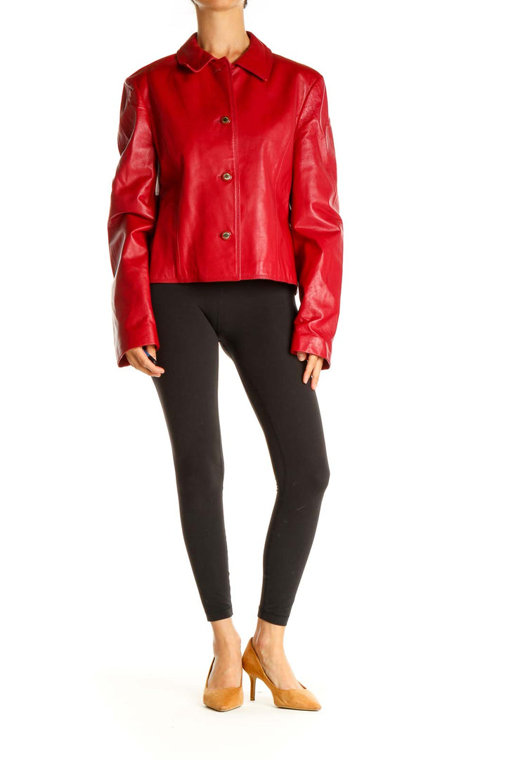 Red Motorcycle Jacket