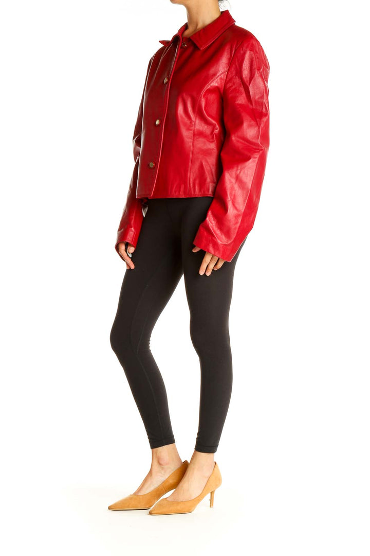 Red Motorcycle Jacket