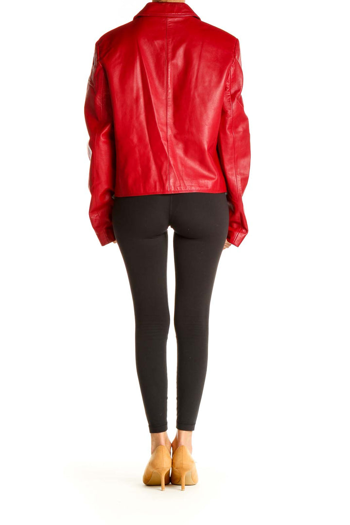 Red Motorcycle Jacket