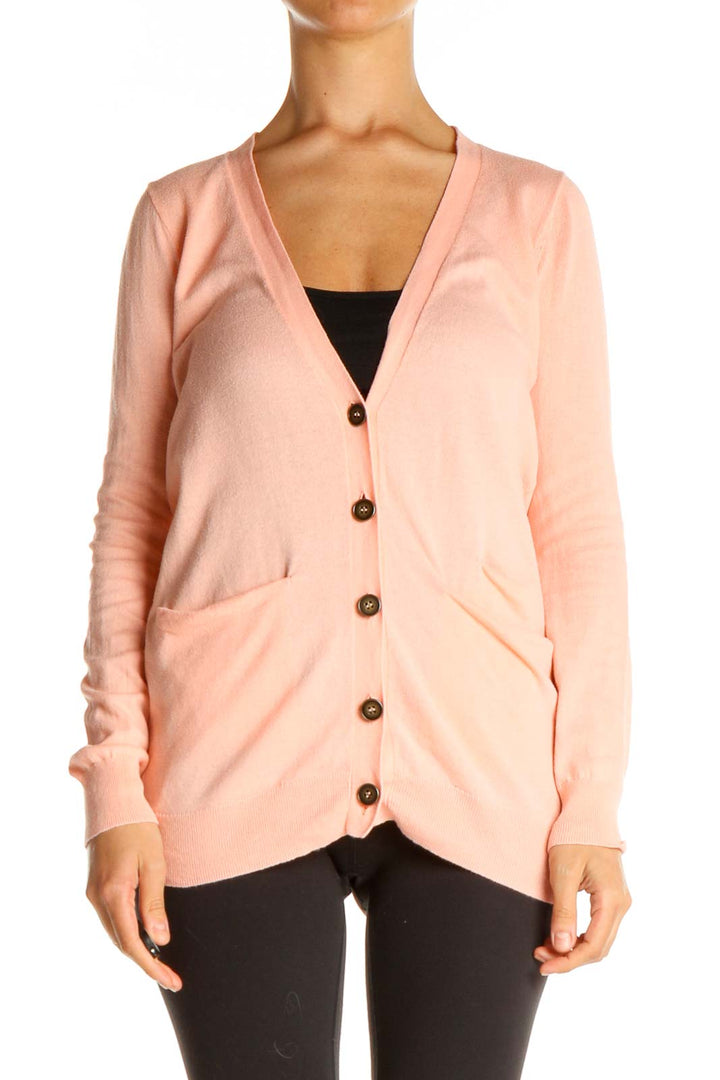 Pink Cardigan Cardigan