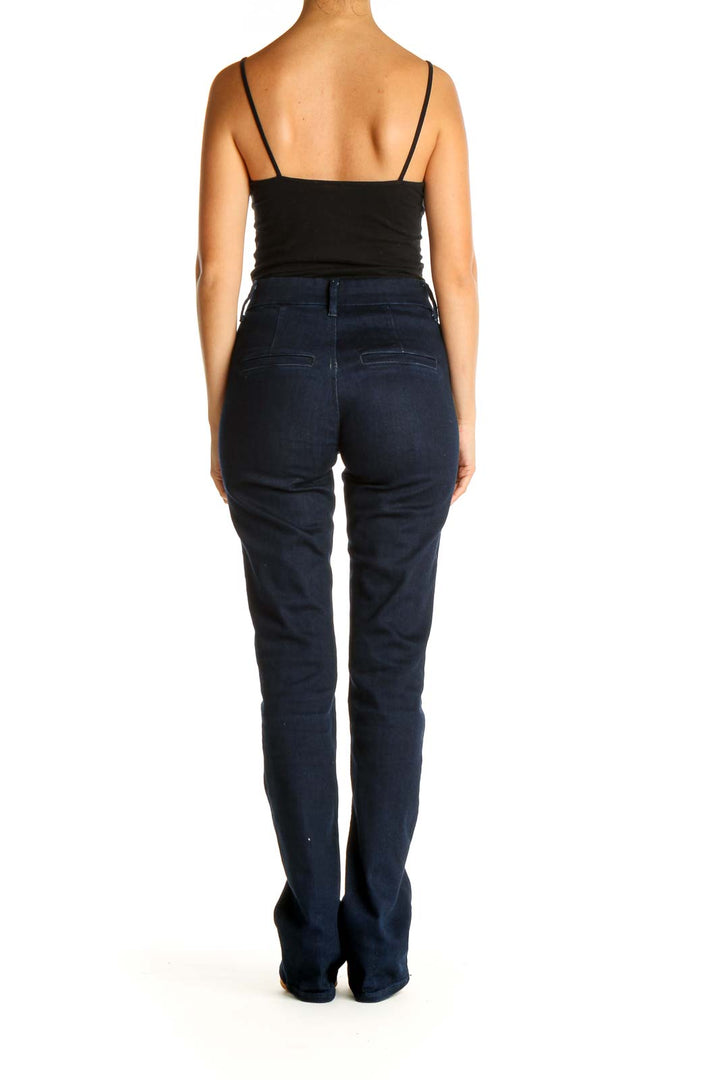 Blue Straight Leg Jeans