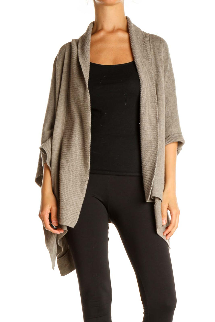 Beige Shrug Cardigan