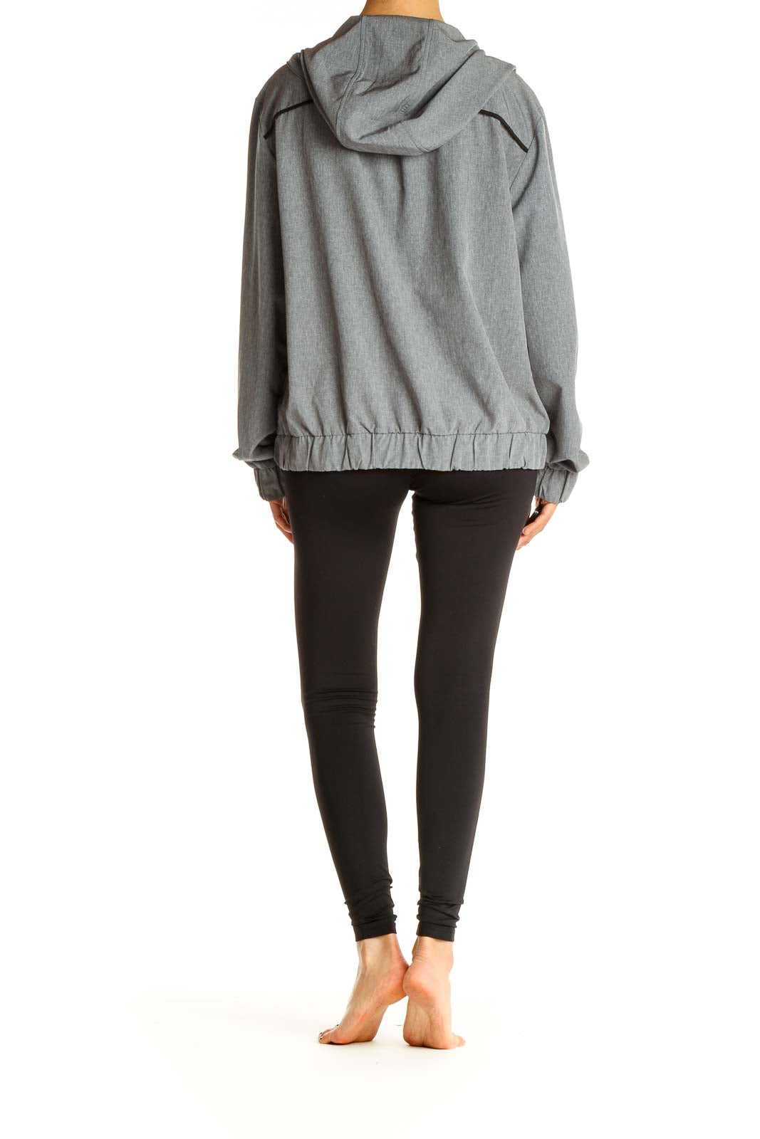 Gray Activewear Sweatshirt