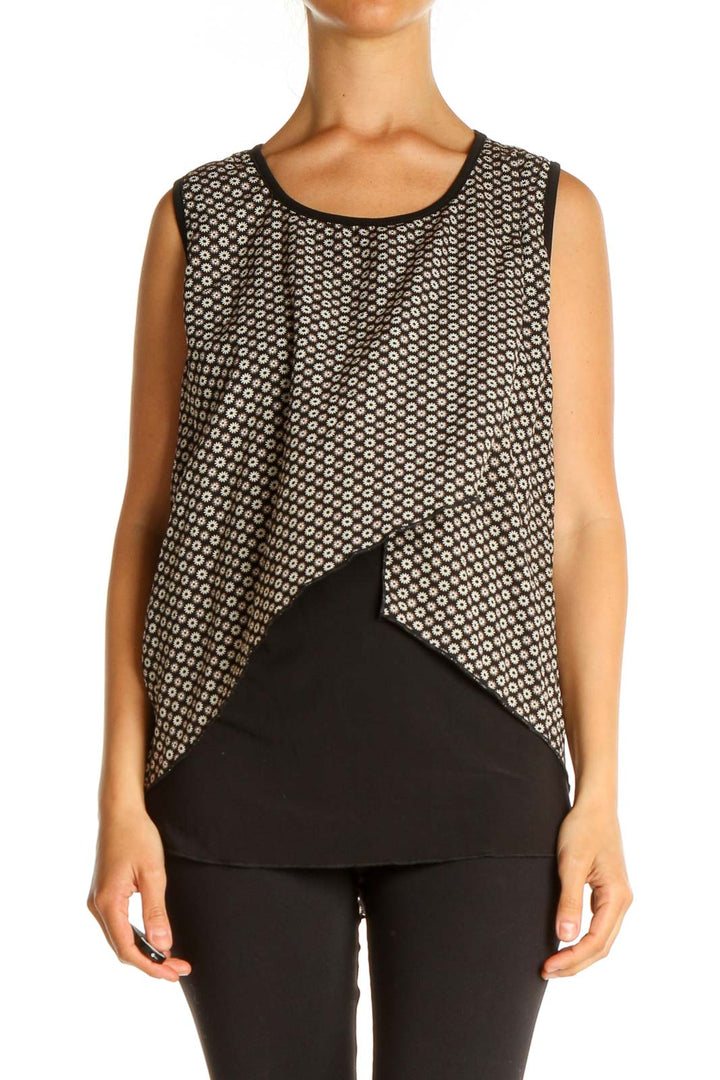 Black Polka Dot All Day Wear Top