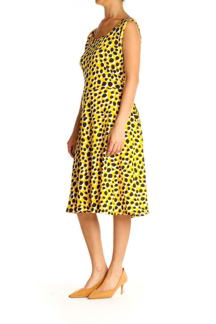 Yellow Day Fit & Flare Dress