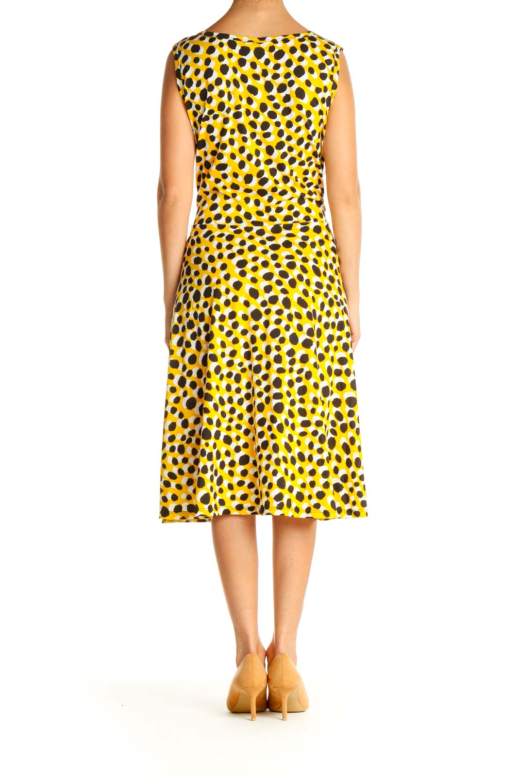 Yellow Day Fit & Flare Dress