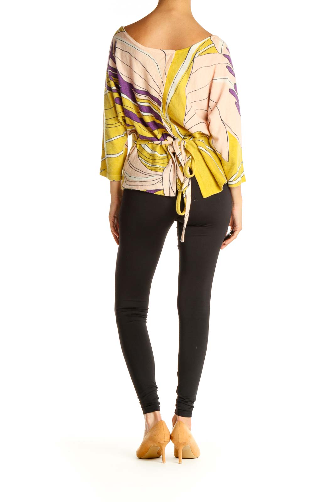 Yellow Printed Brunch Blouse