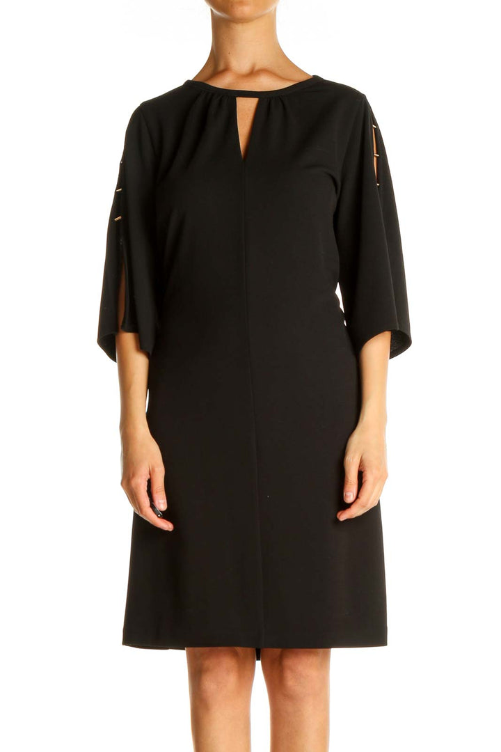 Black Classic Shift Dress