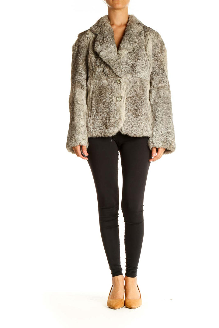 Beige Fur Coat