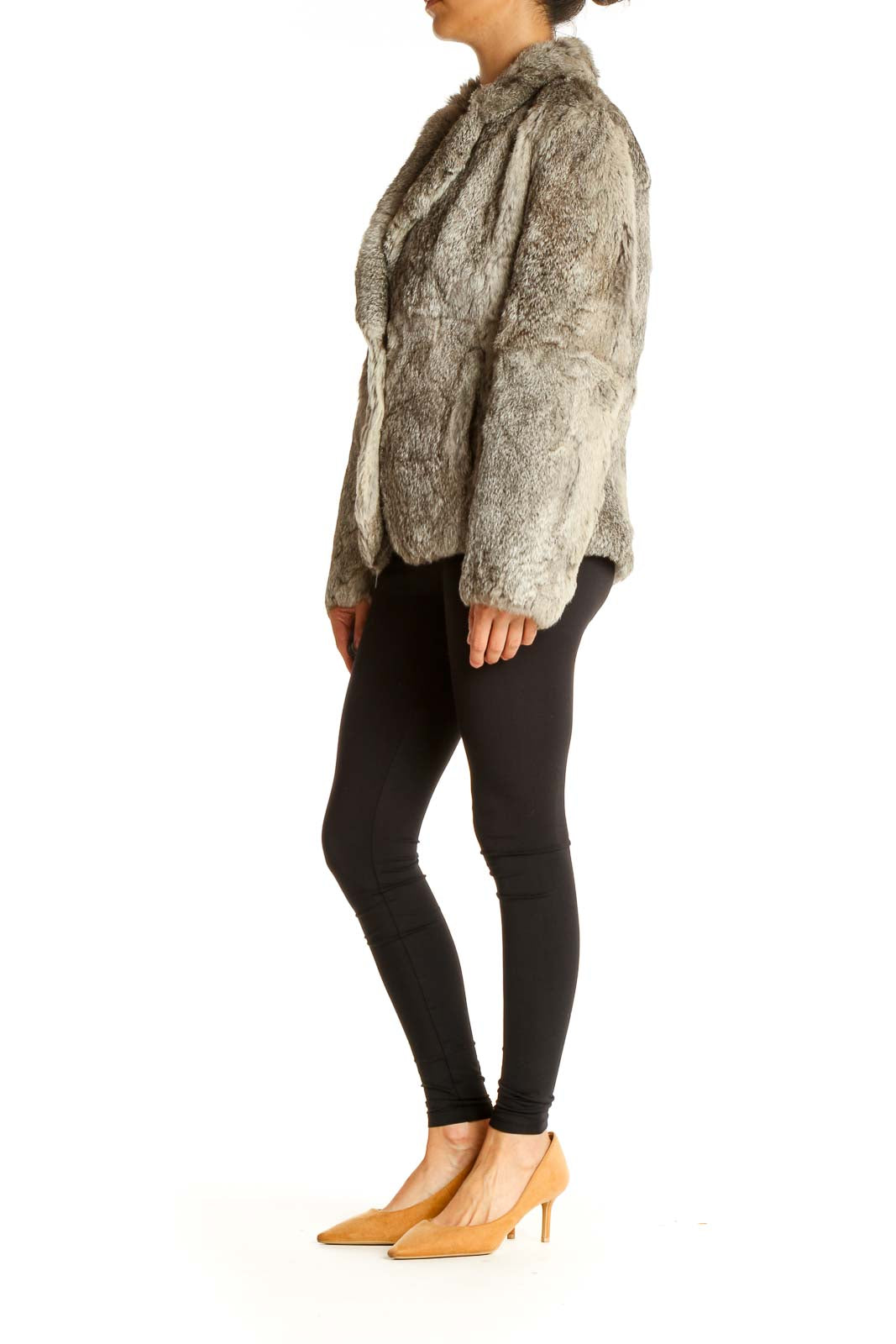 Beige Fur Coat