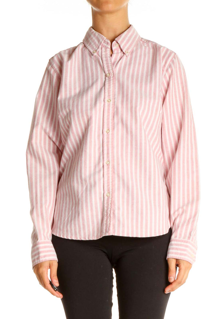 Pink Striped All Day Wear Shirt