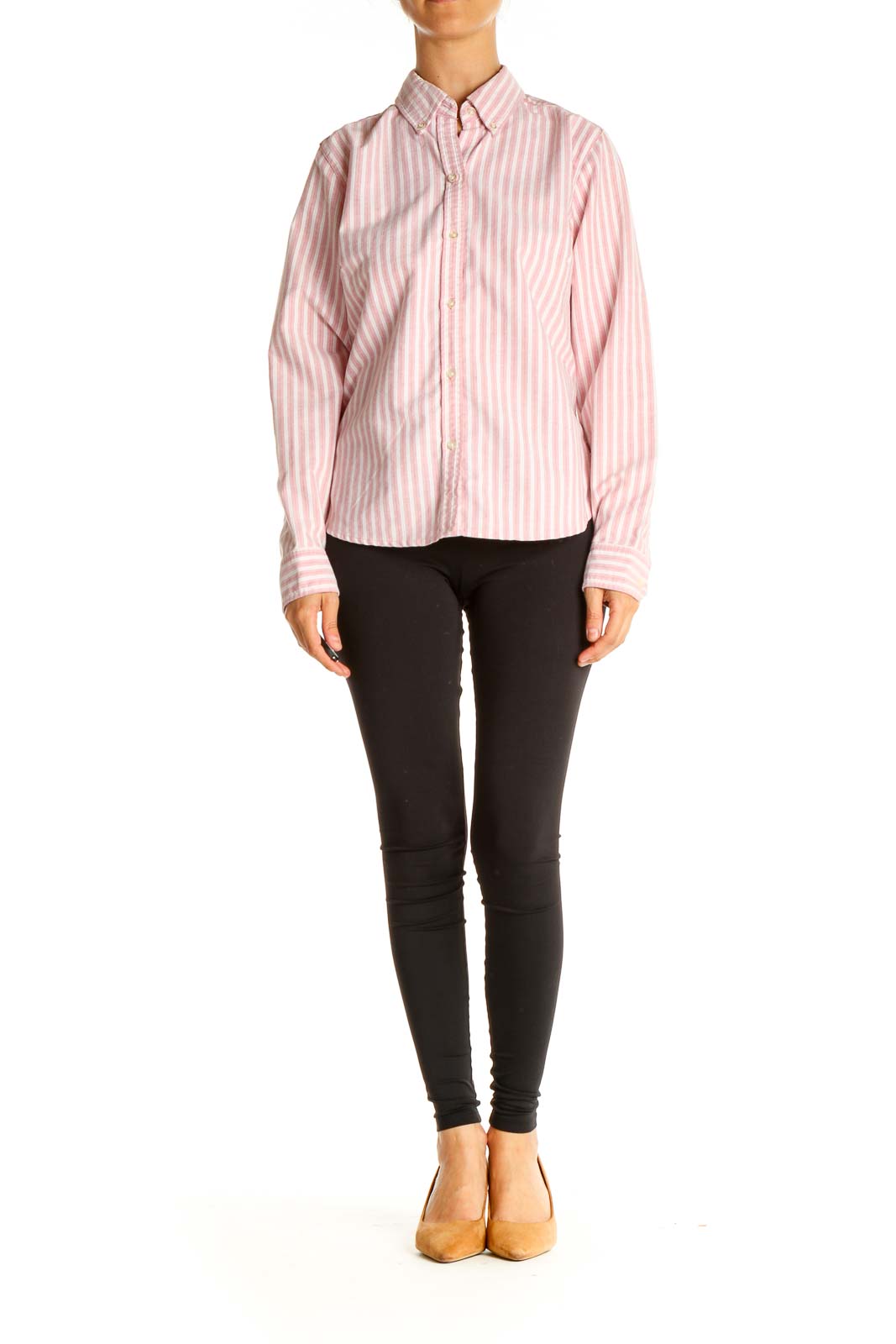 Pink Striped All Day Wear Shirt