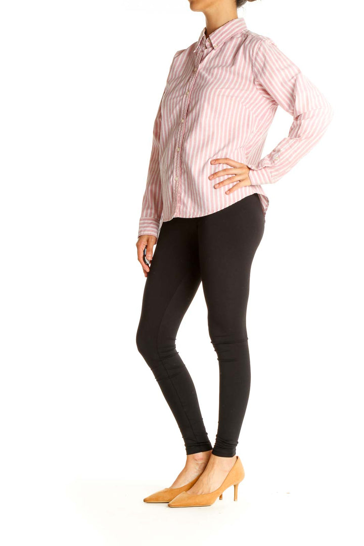 Pink Striped All Day Wear Shirt