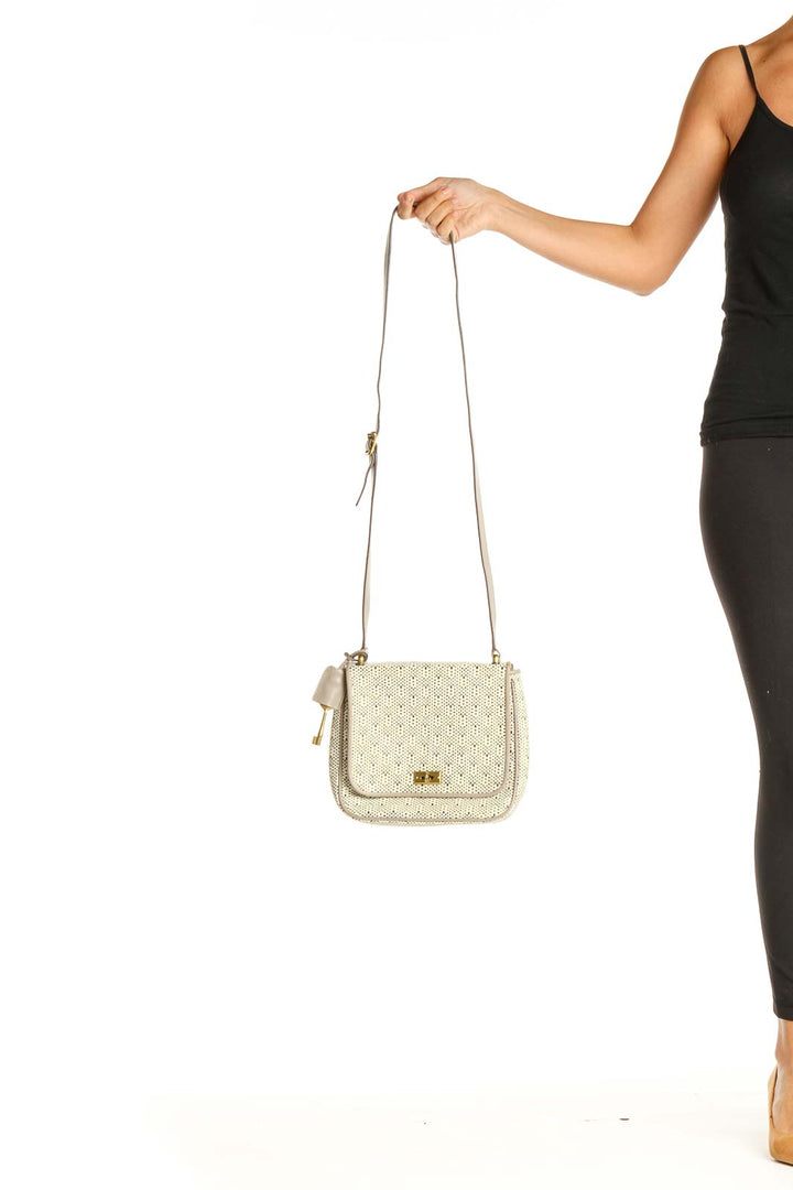 Beige Crossbody Bag