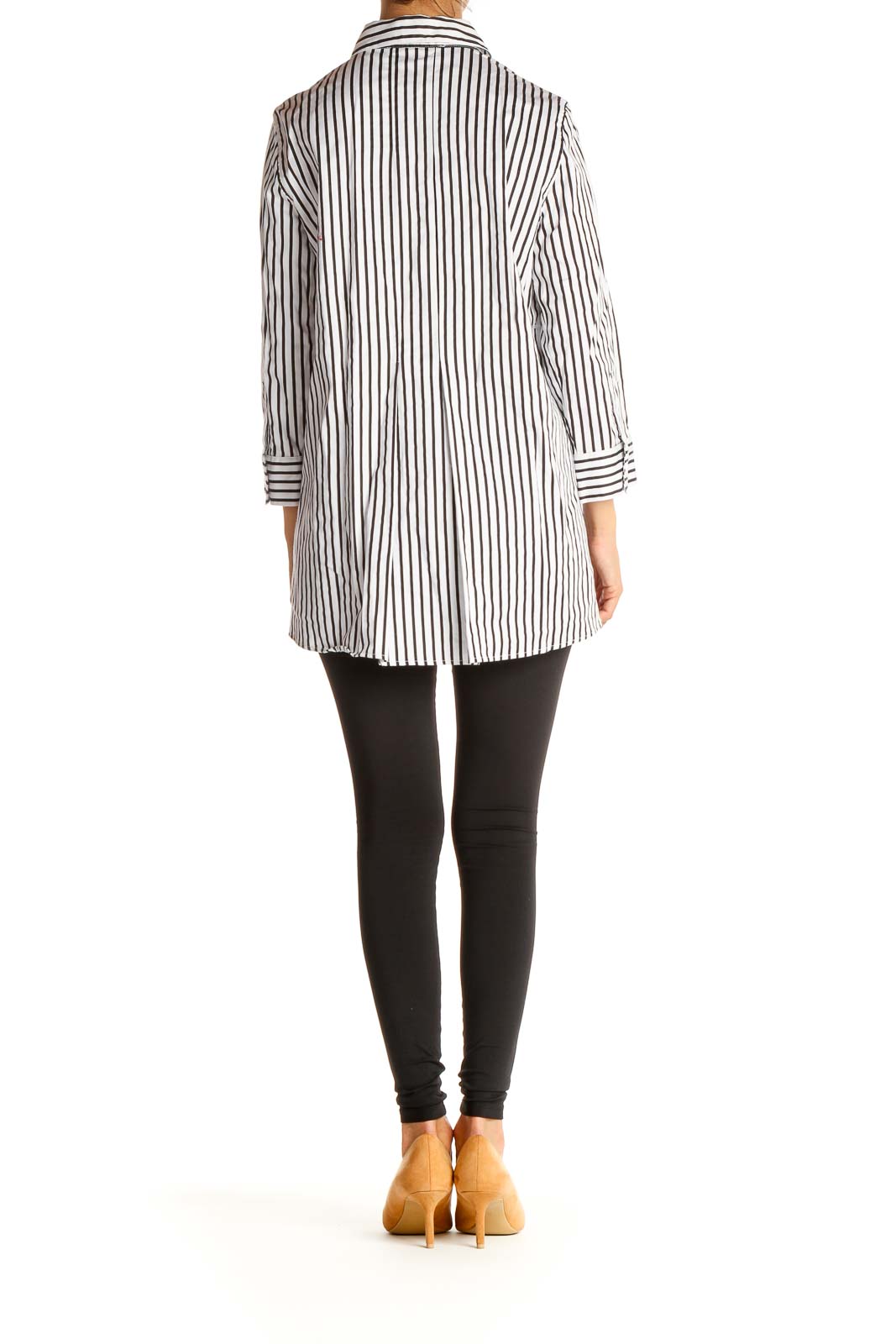 White Striped All Day Wear Shirt